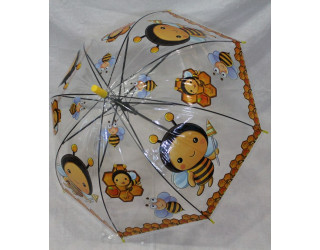 Дитяча прозора парасолька грибком