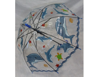 Дитяча прозора парасолька грибком