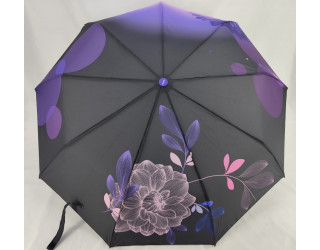 Жіноча парасолька напівавтомат в 3 складання