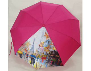 Жіноча парасоля напівавтомат в 3 складання Жіноча парасоля напівавтомат в 3 складання