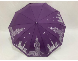 Парасолька напівавтоматична в 3 складання