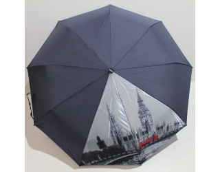 Напів автоматична парасолька в 3 складання