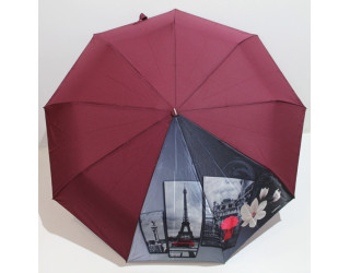 Напів автоматична парасолька в 3 складання