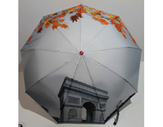 Парасоля жіноча напівавтомат в 3 складання