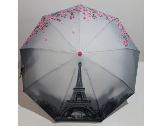 Парасоля жіноча напівавтомат в 3 складання