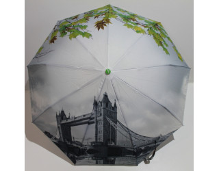 Парасоля жіноча напівавтомат в 3 складання