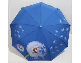 Парасолька напівавтомат, в 3 складання