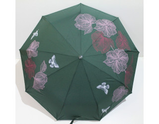 Жіноча парасолька напівавтомат в 3 складання