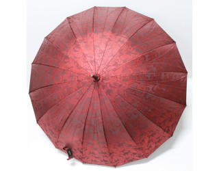 Жіноча парасоля тростина 16 спиць жаккард 