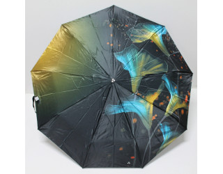 Жіноча парасолька напівавтомат атласна 